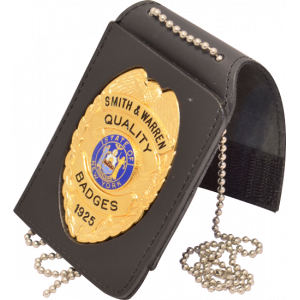 Miami Dade Police Department Pocket Chain Recessed Badge Holder