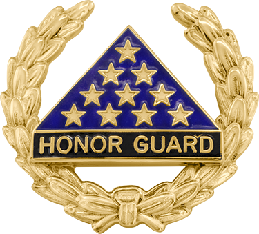 Honor Guard with Wreath | Badge And Wallet