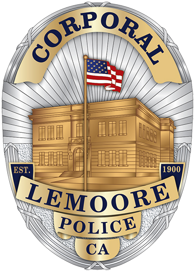 Lemoore Police Department Custom Badge