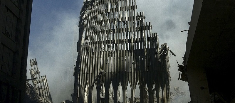 photograph of World Trade Center 9/11 aftermath