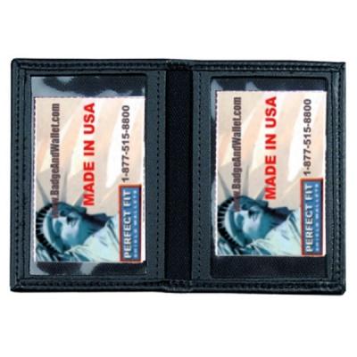 Thin Line Book Style Double ID Case | Badge And Wallet