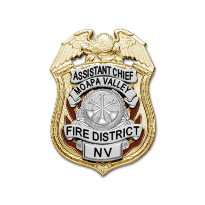 Moapa Valley Fire District ASSISTANT Badge