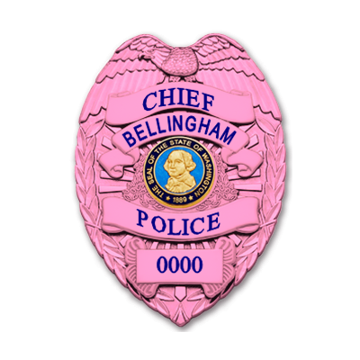 Bellingham PD Pink Badge Chief