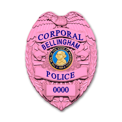 Bellingham PD Pink Badge Corporal