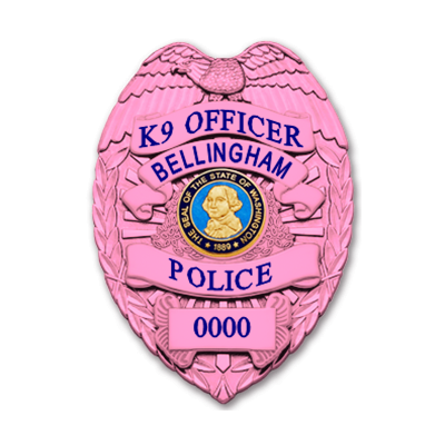 Bellingham PD Pink Badge K9 Officer