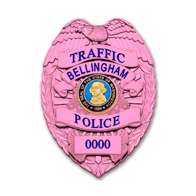 Bellingham PD Pink Badge Traffic