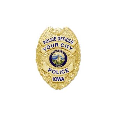 Iowa Police Badge 155