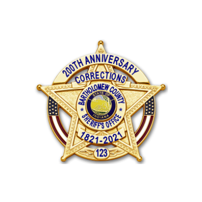 Bartholomew County Sheriff's Office 200th Anniversary Badge