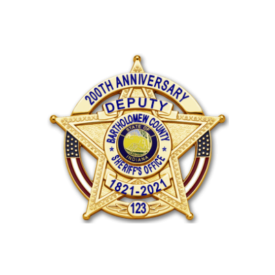 Bartholomew County Sheriff's Office 200th Anniversary Badge