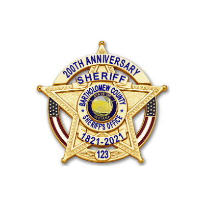 Bartholomew County Sheriff's Office 200th Anniversary Badge