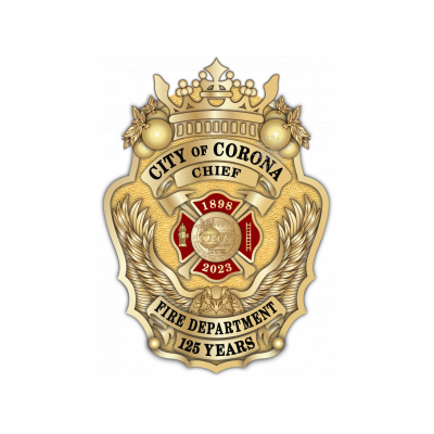 City of Corona 125th Anniversary Badge