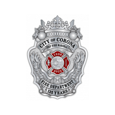 City of Corona 125th Anniversary Badge