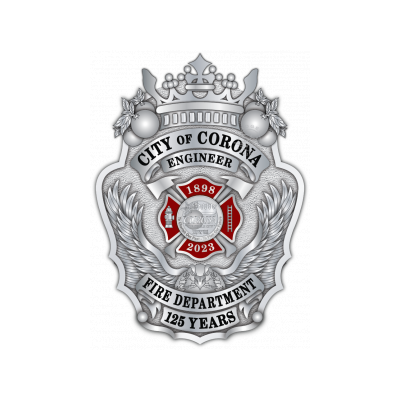 City of Corona 125th Anniversary Badge