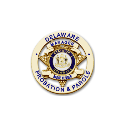 Delaware Probation & Parole Manager Badge