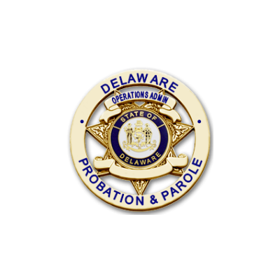 Delaware Probation & Parole Operations Admin Badge