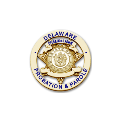 Delaware Probation & Parole Operations Adamin Badge
