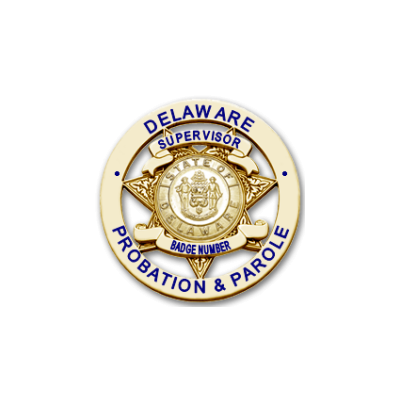 Delaware Probation & Parole Supervisor Badge