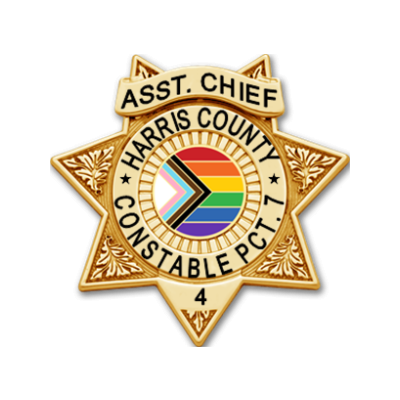Harris County Constable Pct. 7 LGBTQ Pride Badge
