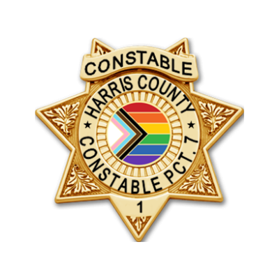 Harris Constable Pct. 7 Pride Badge