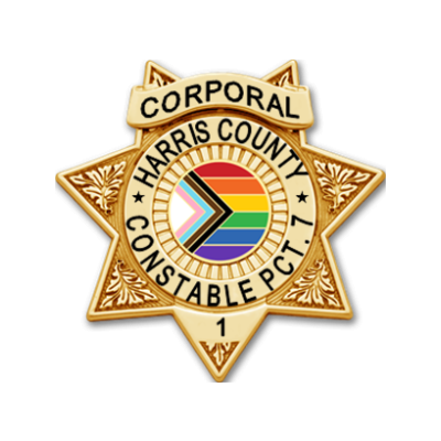 Harris County Constable Pct. 7 LGBTQ Pride Badge