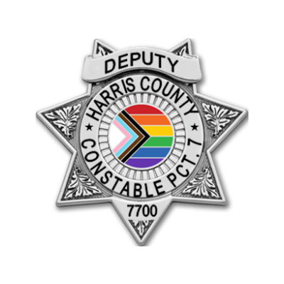 Harris County Constable Pct. 7 LGBTQ Pride Badge
