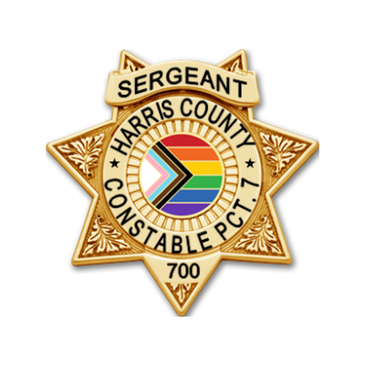 Harris County Constable Pct. 7 LGBTQ Pride Badge