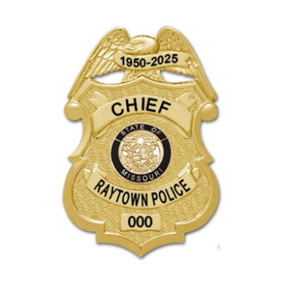 Raytown Chief Anniversary Badge
