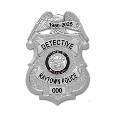 Raytown Detective Anniversary Badge
