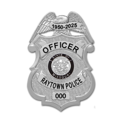 Raytown Police Officer Anniversary Badge