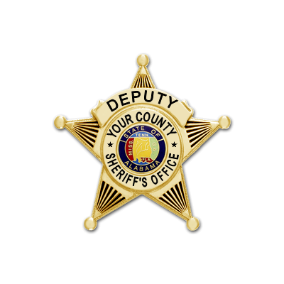 Custom Sheriff's Deputy 5-Point Star Badge