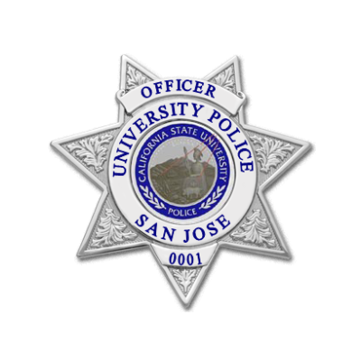 San Jose State University Police Badge