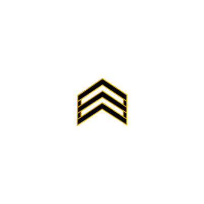 C705E - Enameled Sergeant Chevrons