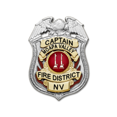 Moapa Valley Fire District CAPTAIN Badge