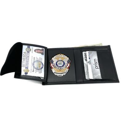 Hidden Badge Wallet w/ Money Pocket