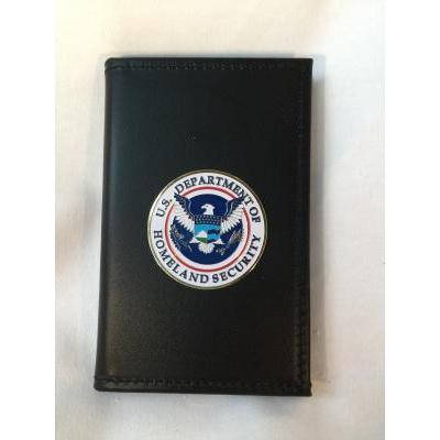 DHS ICE Medallion Badge & ID Case