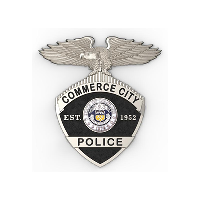 Commerce City PD Hat Badge