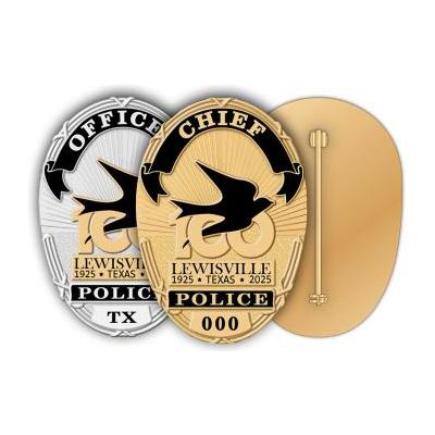Lewisville Anniversary Badge