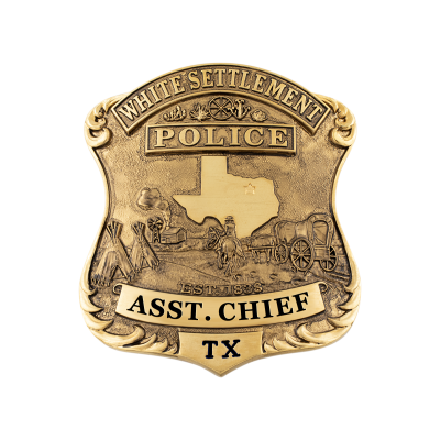 White Settlement Asst. Chief Badge