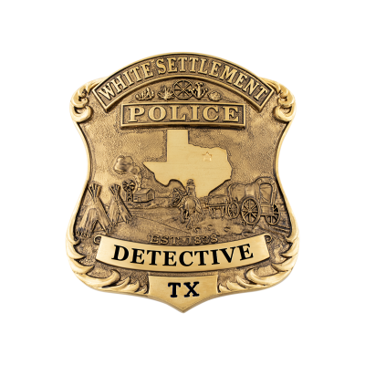 White Settlement Detective Badge