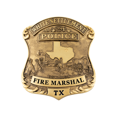 White Settlement Fire Marshal Badge