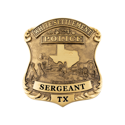 White Settlement Sergeant Badge