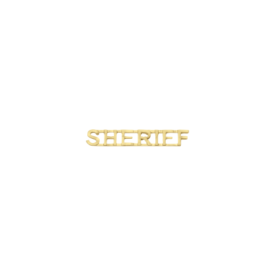 C502 SHERIFF Collar Letters
