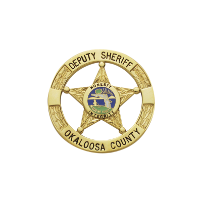 Florida Sheriff Star in Circle