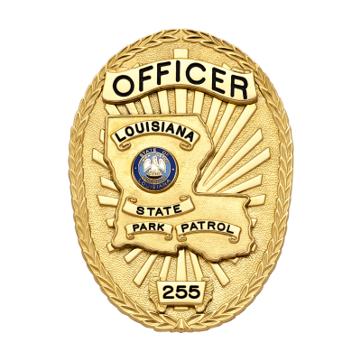 louisiana boot badge holder