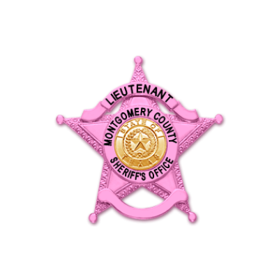 Montgomery County Sheriff's Office Pink BCA Badge