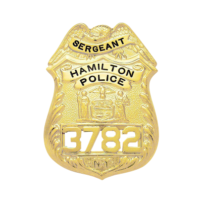 Hamilton Police Sergeant Badge Model S121