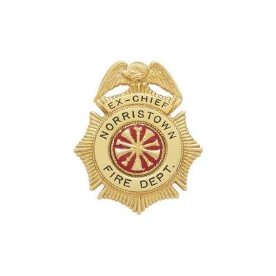 S158 Firefighter Sunburst Badge