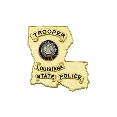 Louisiana Trooper State Police Badge, Pins and Badges