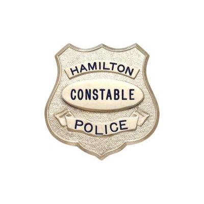 Hamilton Constable Police Shield Badge Style S548