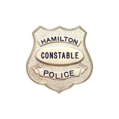 Hamilton Constable Police Shield Badge Style S548